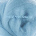 Австралийский меринос 18микрон с шелком Tussah 70/30 - Светло голубой
