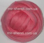 Мериносовая шерсть для валяния 25микрон - Розовый