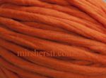 Мериносовая толстая пряжа для вязания - морковный