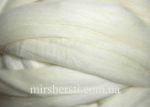 Новозеландская мериносовая шерсть для валяния, 23микрон,белый натуральный