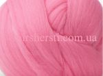 Австралийский меринос для валяния 21-23микрон - розовый